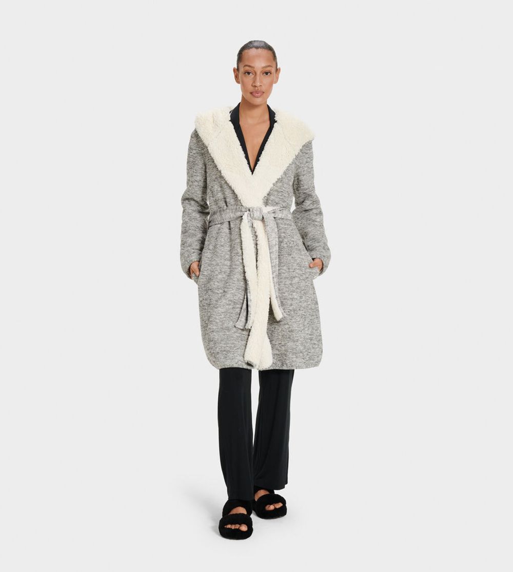 Ugg Robes Canada - Ugg Women's Portola Reversible Grey